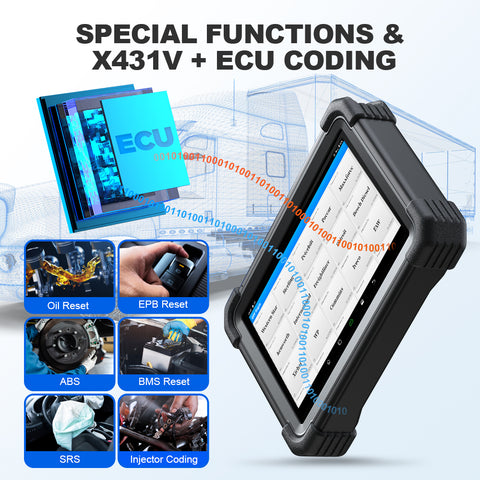 LAUNCH X431 V+ Pro3s X431 HD III Smartlink C2.0 Diagnostic Tool  (Latest Universal Auto truck and Car diagnostic)