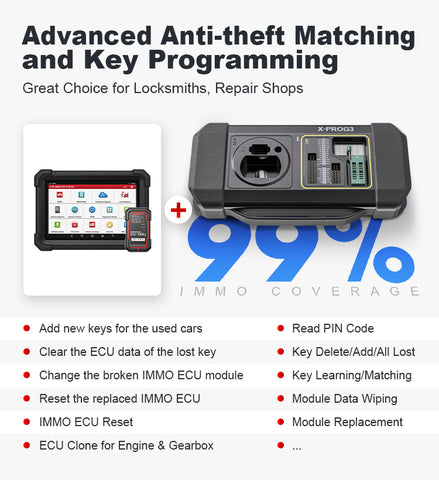 Latest LAUNCH X-431 IMMO PLUS Professional Key Programming & amp Diagnostic Tool