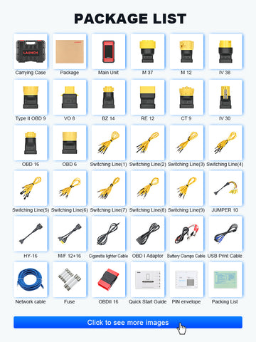 LAUNCH X431 V+ Pro3s X431 HD III Smartlink C2.0 Diagnostic Tool  (Latest Universal Auto truck and Car diagnostic)