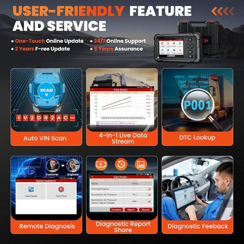 LAUNCH CRP129 HD V2 COMMERCIAL VEHICLE