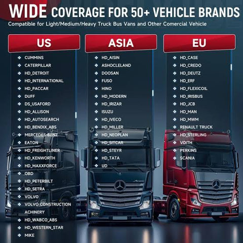 LAUNCH CRP129 HD V2 COMMERCIAL VEHICLE