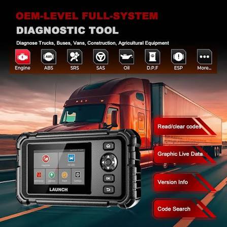 LAUNCH CRP129 HD V2 COMMERCIAL VEHICLE