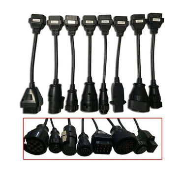Truck Auto Diagnostic Cables Set (8 Pieces)