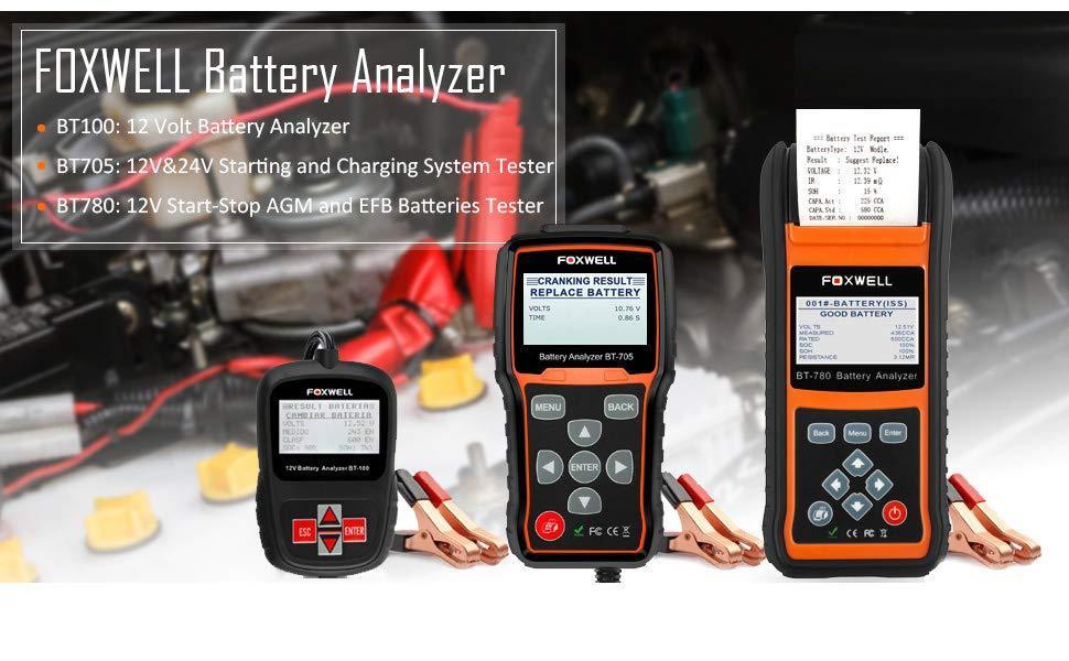 Foxwell BT100 12 Volt Battery Analyzer
