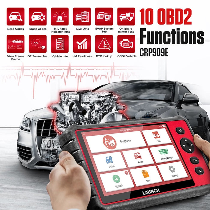 Launch X431 CRP909E Full Auto Diagnostic Tool