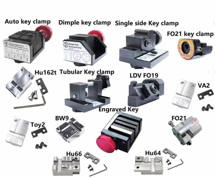 SEC E9 Full Automatic Key Cutting Machine - 12 Clamps
