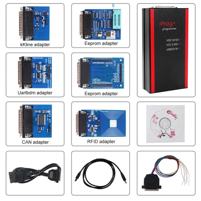 iProg+ Pro Auto Key Programmer Odometer Tool