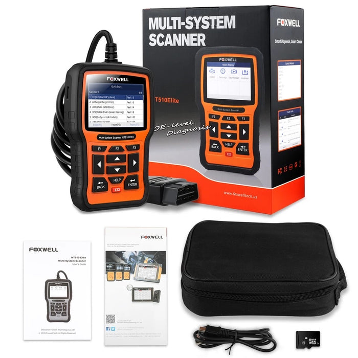 Foxwell NT510/530 Multi-System Auto Diagnostic Scanner
