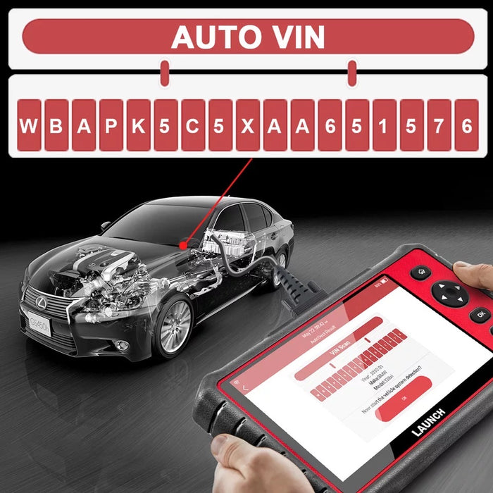 Launch X431 CRP909E Full Auto Diagnostic Tool