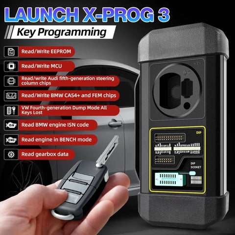 Launch X-Prog 3 Advanced Immobilizer & Key Programmer for X431 V/V+, ProS/Pro5, PAD V/PAD VII – MQB Support