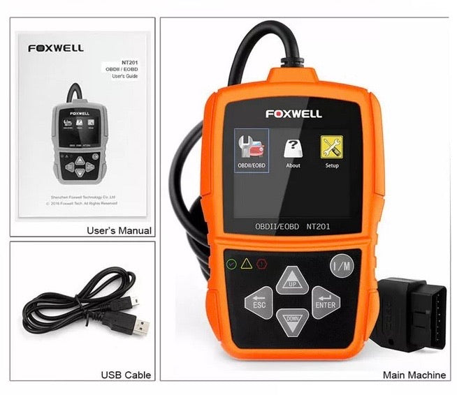 Foxwell NT201 OBD2 Vehicle Scanner